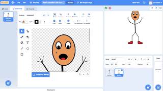 Animating with vector graphics in Scratch