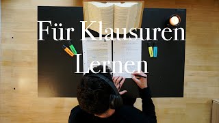 Für Klausuren lernen im Jurastudium