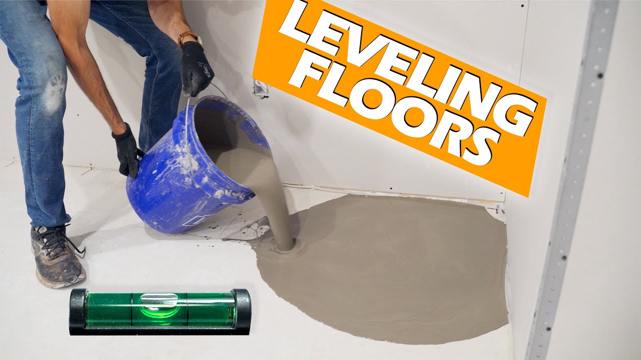 How To Level Uneven Floors - YouTube