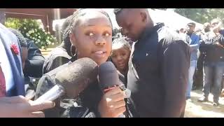 Chile 1 -Zambia funeral -Daughter and friends emotional tribute