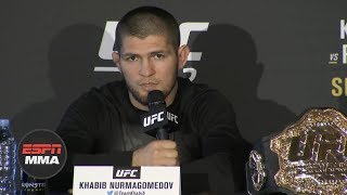 Khabib: Conor McGregor begged 'please don't kill me' at UFC 229 | ESPN MMA