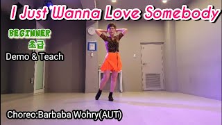 I Just Wanna Love Somebody Linedance/Beginner초급/Demo&Teach