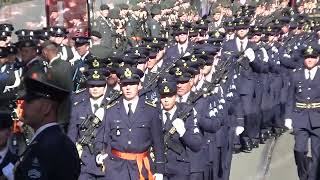 Prinsjesdag 2022 Nederlands Politieorkest begeleidt ere-afzetting Koninklijke Luchtmacht