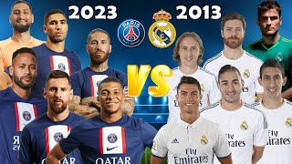 PSG 2023 🆚 Real Madrid 2013 😮🔥 (Ronaldo, Messi, Benzema, Mbappe, Gareth Bale, Neymar) 🔥
