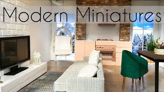 DIY Miniatures: Modern Living Room