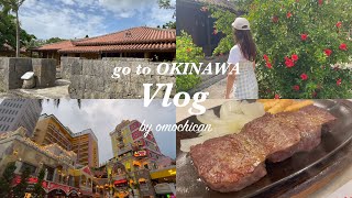 【Vlog】沖縄旅行｜🍍修学旅行ぶりの沖縄2日目🏝沖縄らしい景色と名物ステーキを堪能した日☺️おきなわワールド,マンゴージュース,玉泉洞,アメリカンビレッジ,ブルーシール,ジャッキーステーキハウス