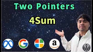 LeetCode 18 | 4Sum | Python Solution Explained | Two-Pointer + Hashing | AlgoYogi