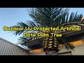 Premium Artificial Date Palm Tree | Weather-Resistant, Customizable Garden Landscape Solution