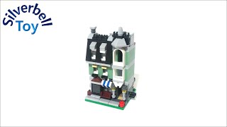 DECOOL레고 시티 미니모듈러 그린 그로서 1107 DECOOL LEGO CITY Mini Modulars Green grocer