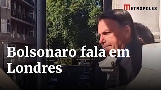 Bolsonaro em Londres: “Momento de pesar. Profundo respeito pela família da rainha”