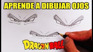 Como Dibujar OJOS estilo DragonBall - How to draw EYES DragonBall style