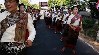 รำนำขบวนกฐินสามัคคีอุทิศ