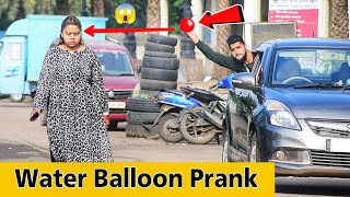 Throwing Water Balloons From Car | Prakash Peswani Prank |