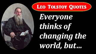 Leo Tolstoy Quotes | top 20 leo tolstoy quotes | Quotes that tell a lot about our life