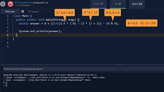 Lesson 3-6: Operator Precedence (Introductory Java Programming for AP Computer Science A)