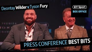 Deontay Wilder v Tyson Fury press conference best bits | "Let's have a little tickle, come on!"