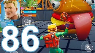 Fortnite Mobile - Gameplay Walkthrough Part 86 - Food Fight and Turret (iOS, Android)