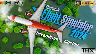 MICROSOFT FLIGHT SIMULATOR 2024- TRIVANDRUM TO COCHIN - DONT MISS CLIMAX PART #malayalamgaming