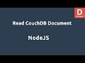 NodeJS CouchDB Read Document