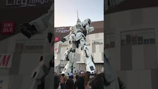 ダイバーシティ東京（お台場）ユニコーンガンダム変形シーン