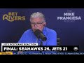 Jets Lose Wild One to Seattle 26-21 - Mike Francesa Postgame Reaction