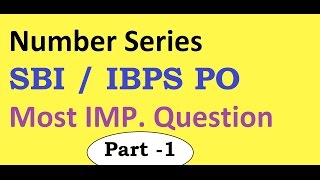 Number Series in HINDI Part 1: IBPS PO , SBI PO , SSC CGL : 2017