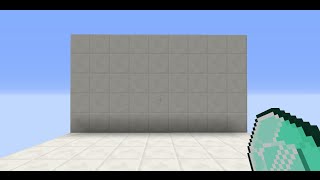 (broken) 1 block wide hidden input - minecraft tutorial
