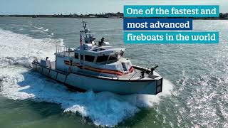 Port of Corpus Christi Fireboat Arrival