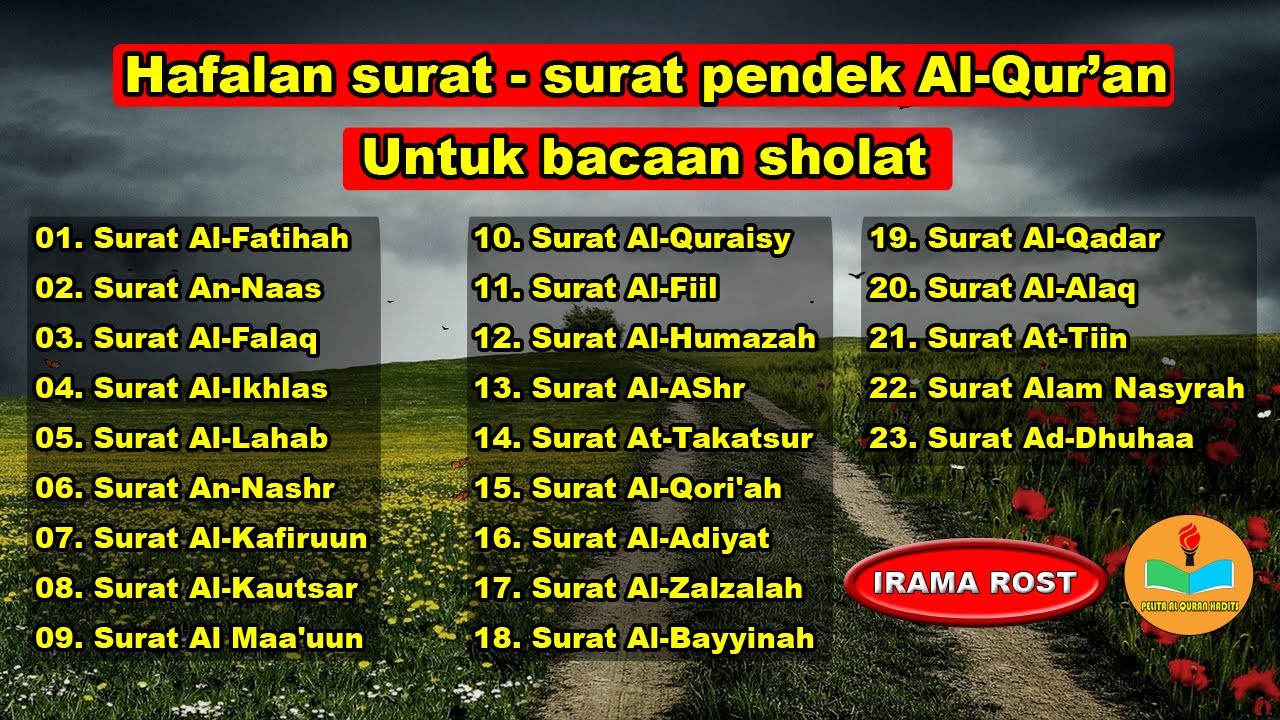 Amalkan Surah Pendek Untuk Bacaan Sholat - AbdulMuqeet Murottal Quran