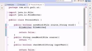 Java GUI palindrome tutorial