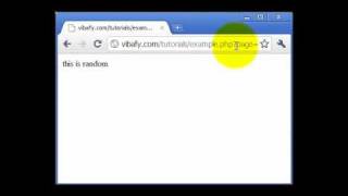 [PHP] Dynamic Webpages Tutorial