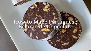 How to Make Portuguese Salame de Chocolate | Chocolate Salami