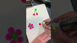 Dot markers art!👩🏻‍🎨#shorts