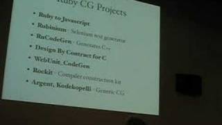 Code Generation With Ruby
