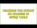 Tracking the update or changes in mysql table (2 Solutions!!)