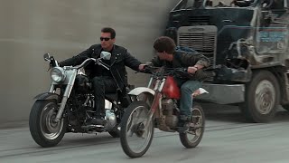 Terminator 2 - Galleria and truck chase scene HD