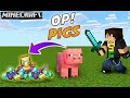 Minecraft But Pigs Drop OP Items Lets GO guys Let Have Some fun!!!!!