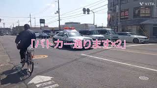 #police警察 #大阪府警察 高槻駅方面へパトカー緊走！！