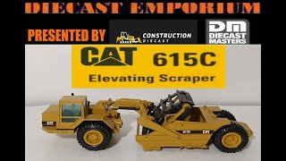 1:50 Scale NZG Caterpillar 615C Elevating Scraper Unboxing \u0026 Review