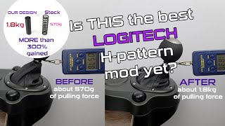 Logitech shifter H-pattern improvement mod. The easiest and best?