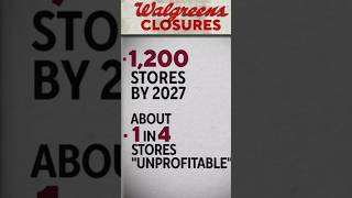 Walgreens announces plan to close 1,200 stores over next three years #shorts