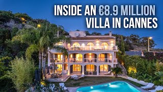 €8.9 Million Luxury Sea-View Villa in Cannes I International Property Tour