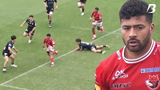 Richie Mo'unga's Dominating Performance against Black Rams Tokyo 2024