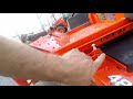 kubota z400 zeroturn walkaround