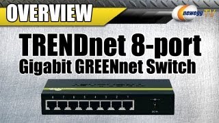 Newegg TV: TRENDnet 8-port Gigabit GREENnet Switch Overview