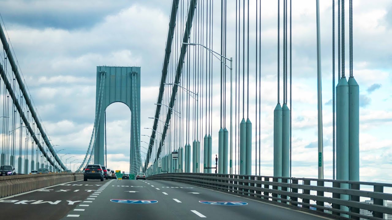 Verrazzano-Narrows Bridge View - YouTube