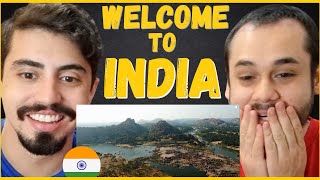 Brazilians Reaction to Welcome to India ! [CINEMATIC TRAVEL FILM]