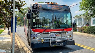 WMATA 2006 New Flyer D40LFR 6209 on Route F4 Ride