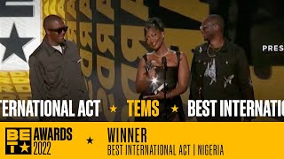 Shoutout To Tems Who Keeps Making Waves Across The World! | BET Awards '22