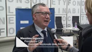 Il presidente CNR Massimo Inguscio alla Fondazione Kessler di Trento (2017)